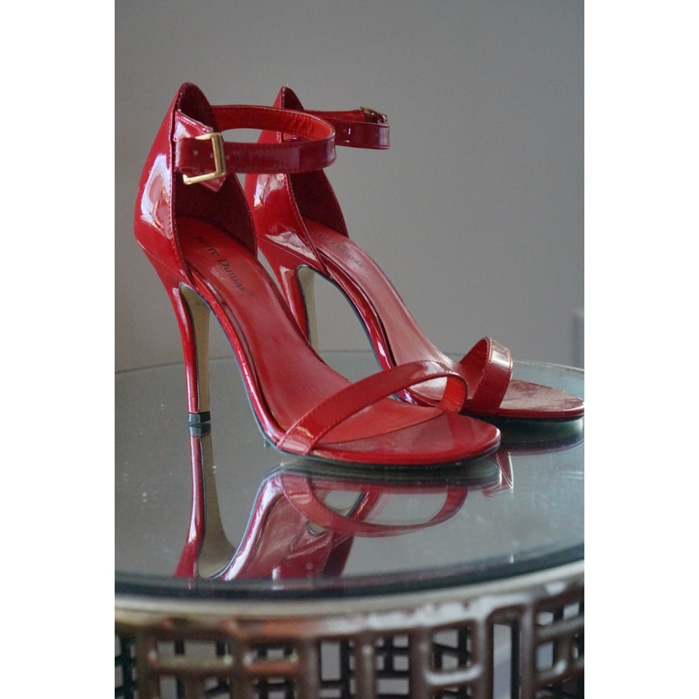 Red Pierre Dumas Heels (Size/7)